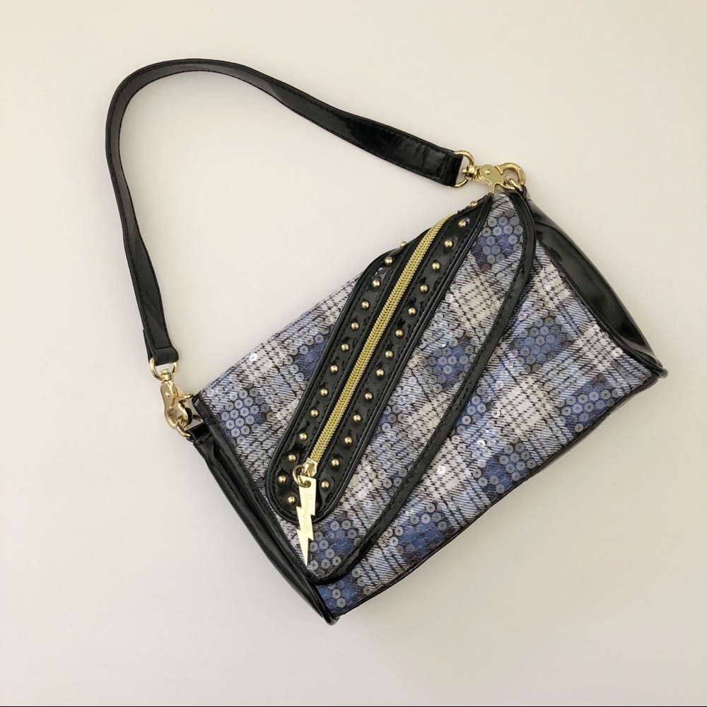 Betseyville Betsey Johnson Purse Blue Plaid